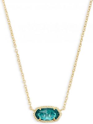 זרע תכשיטים שרשראות ותליונים. Kendra Scott Elisa Pendant Necklace for Women, Fashion Jewelry, 14k Gold-Plated